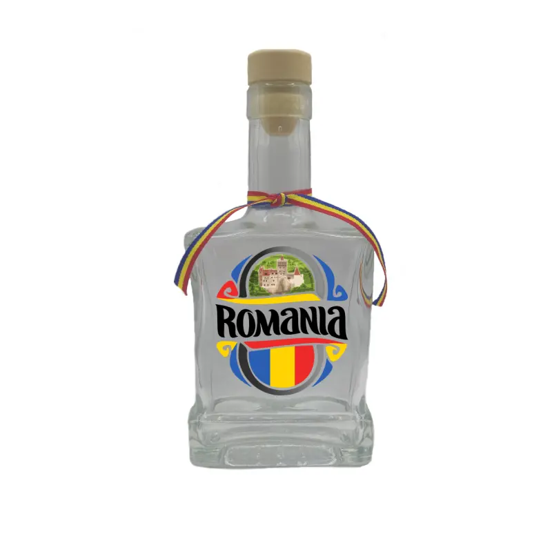Castelul bran romania, sticla cu mesaj plata, 250 ml, model divgs179 11